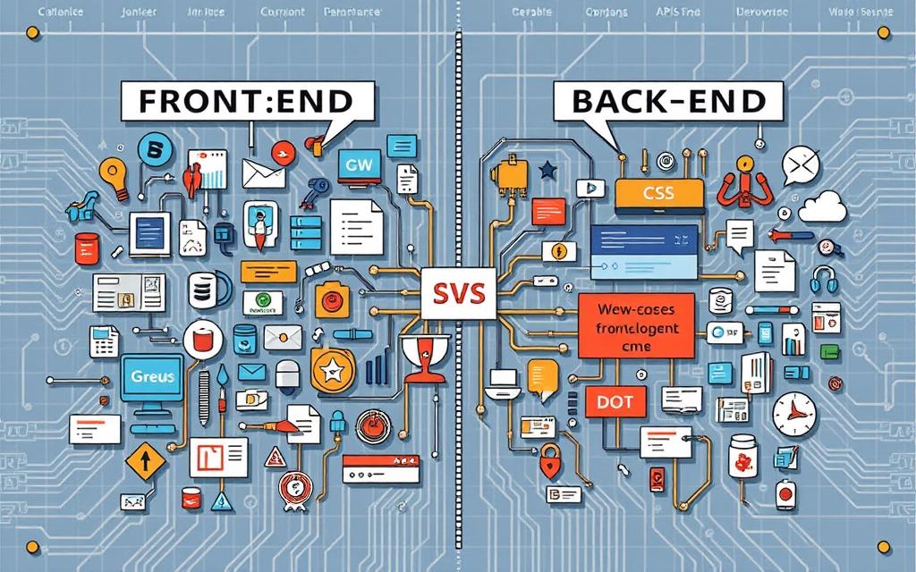 Różnice między front-endem a back-endem – co warto wybrać?