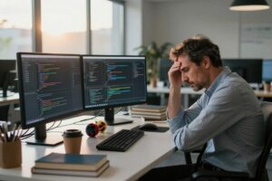 Wypalenie zawodowe programisty: Objawy i prewencja – Poradnik