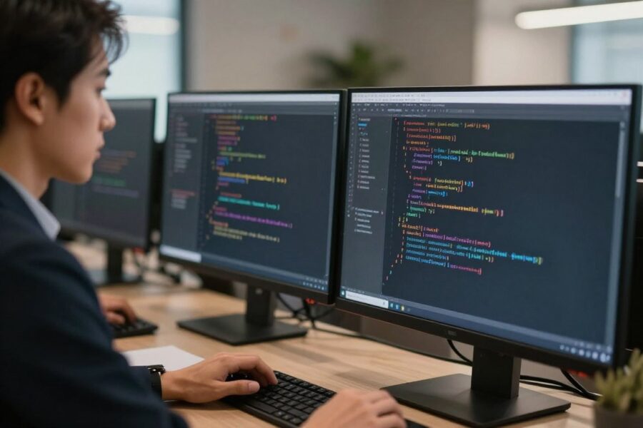 czytelność długich linii